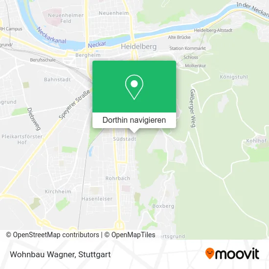 Wohnbau Wagner Karte