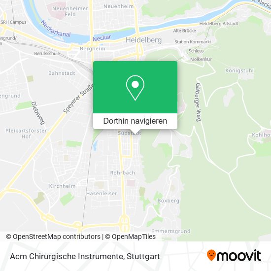 Acm Chirurgische Instrumente Karte