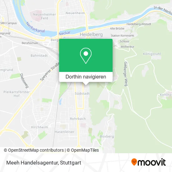 Meeh Handelsagentur Karte