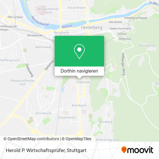 Herold P. Wirtschaftsprüfer Karte
