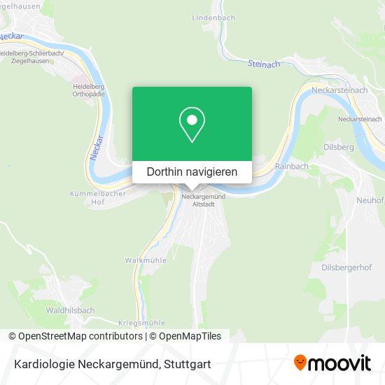 Kardiologie Neckargemünd Karte