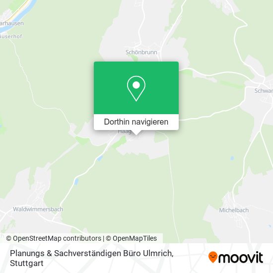 Planungs & Sachverständigen Büro Ulmrich Karte