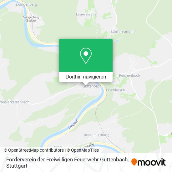 Förderverein der Freiwilligen Feuerwehr Guttenbach Karte