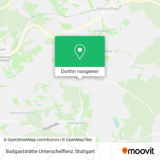 Badgaststätte Unterschefflenz Karte