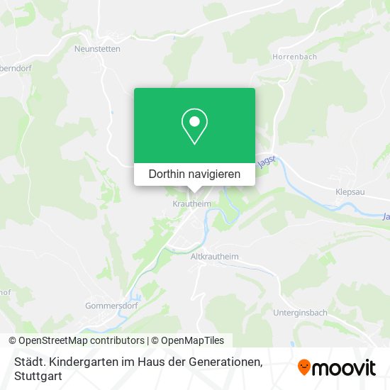 Städt. Kindergarten im Haus der Generationen Karte