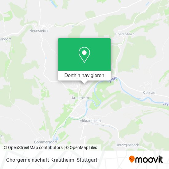 Chorgemeinschaft Krautheim Karte