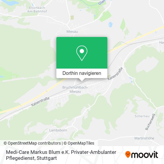 Medi-Care Markus Blum e.K. Privater-Ambulanter Pflegedienst Karte