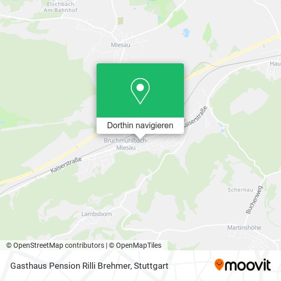 Gasthaus Pension Rilli Brehmer Karte