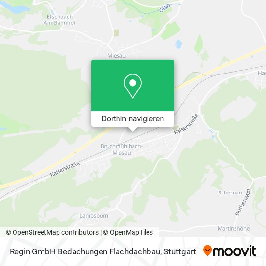 Regin GmbH Bedachungen Flachdachbau Karte