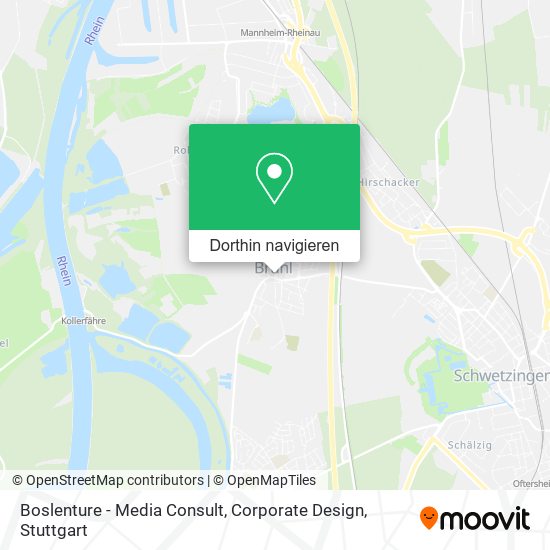 Boslenture - Media Consult, Corporate Design Karte