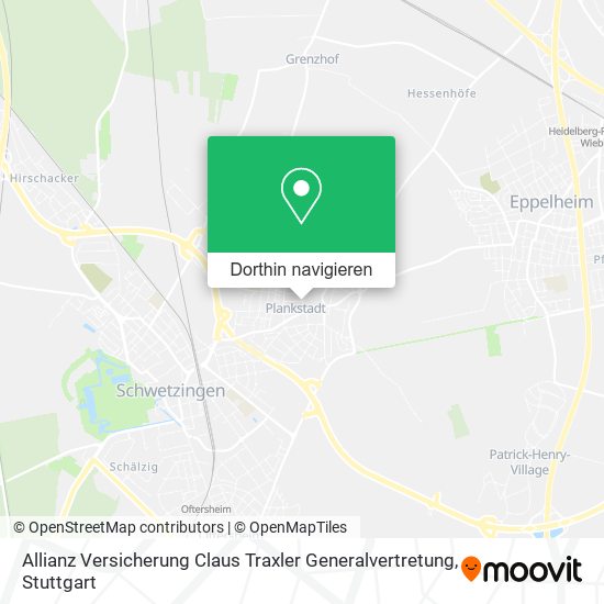 Allianz Versicherung Claus Traxler Generalvertretung Karte