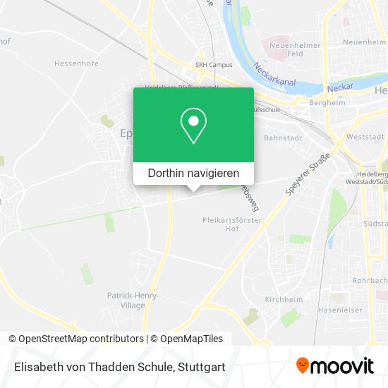 Elisabeth von Thadden Schule Karte