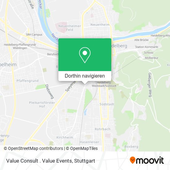 Value Consult . Value Events Karte