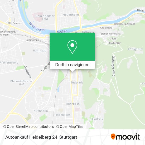 Autoankauf Heidelberg 24 Karte