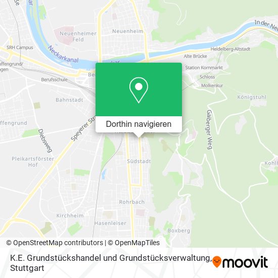 K.E. Grundstückshandel und Grundstücksverwaltung Karte