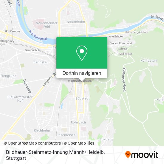 Bildhauer-Steinmetz-Innung Mannh / Heidelb Karte