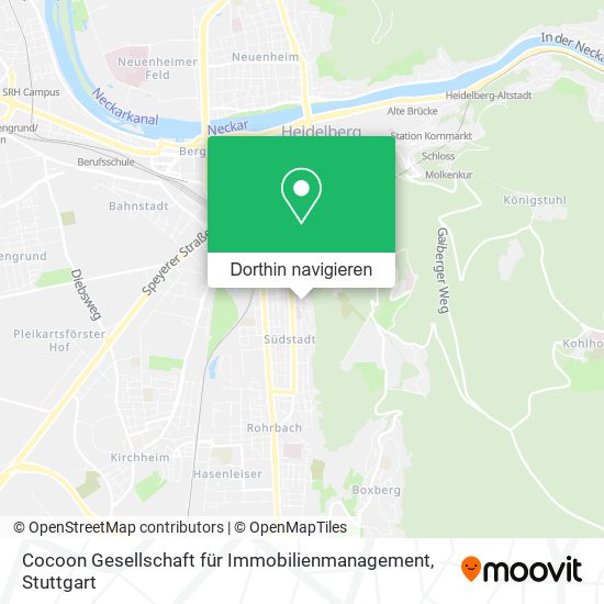 Cocoon Gesellschaft für Immobilienmanagement Karte