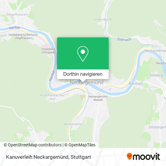 Kanuverleih Neckargemünd Karte