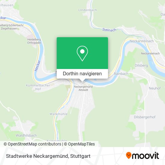 Stadtwerke Neckargemünd Karte