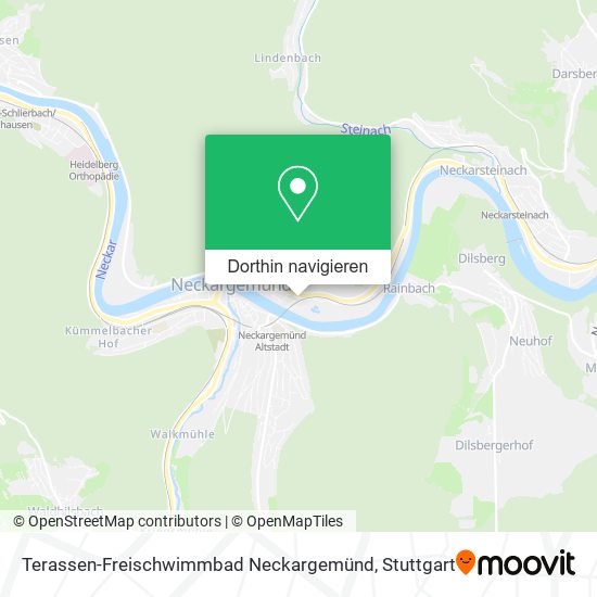 Terassen-Freischwimmbad Neckargemünd Karte