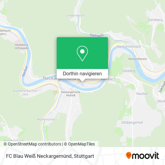 FC Blau Weiß Neckargemünd Karte