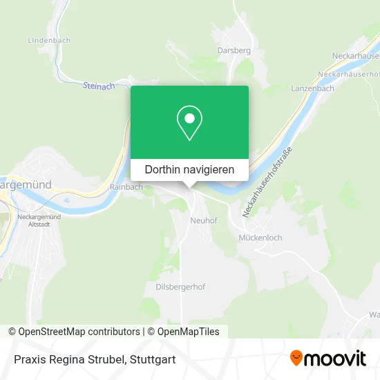Praxis Regina Strubel Karte