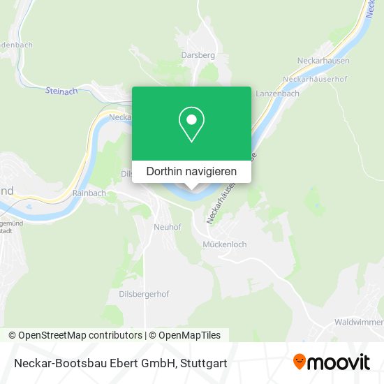 Neckar-Bootsbau Ebert GmbH Karte