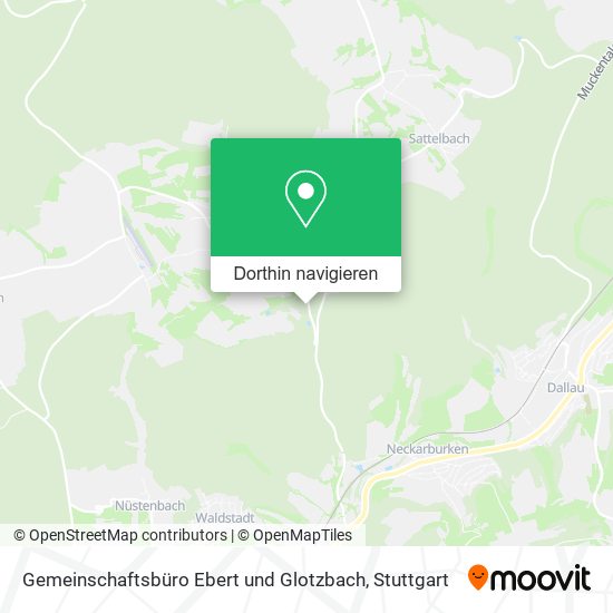 Gemeinschaftsbüro Ebert und Glotzbach Karte