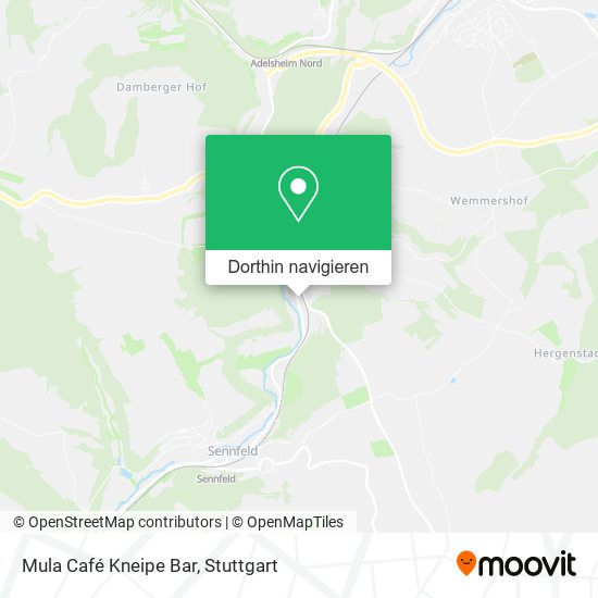 Mula Café Kneipe Bar Karte