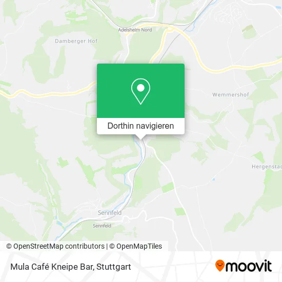 Mula Café Kneipe Bar Karte