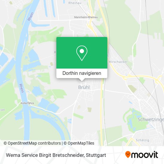 Wema Service Birgit Bretschneider Karte