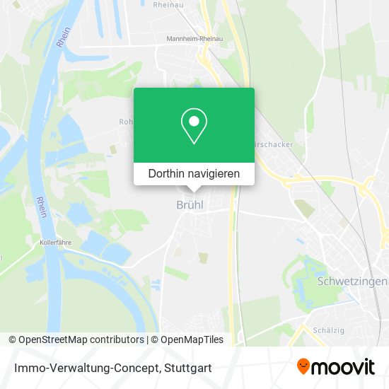 Immo-Verwaltung-Concept Karte