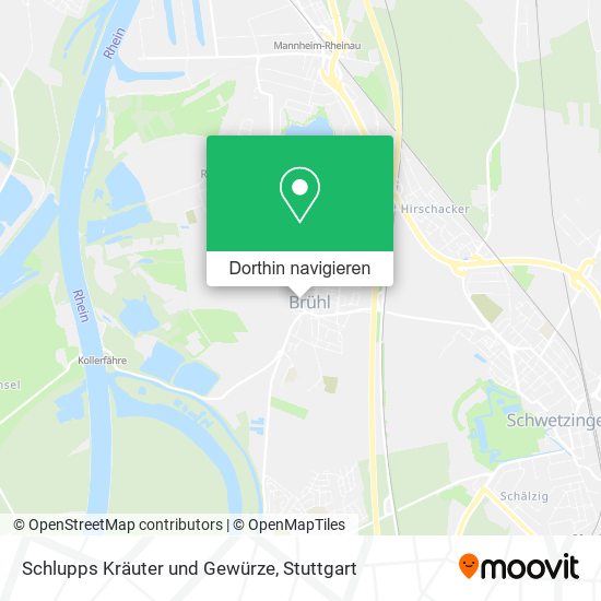 Schlupps Kräuter und Gewürze Karte