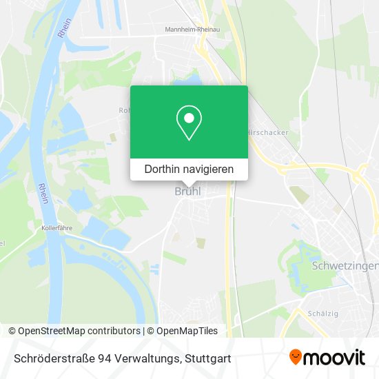 Schröderstraße 94 Verwaltungs Karte