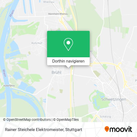 Rainer Steichele Elektromeister Karte