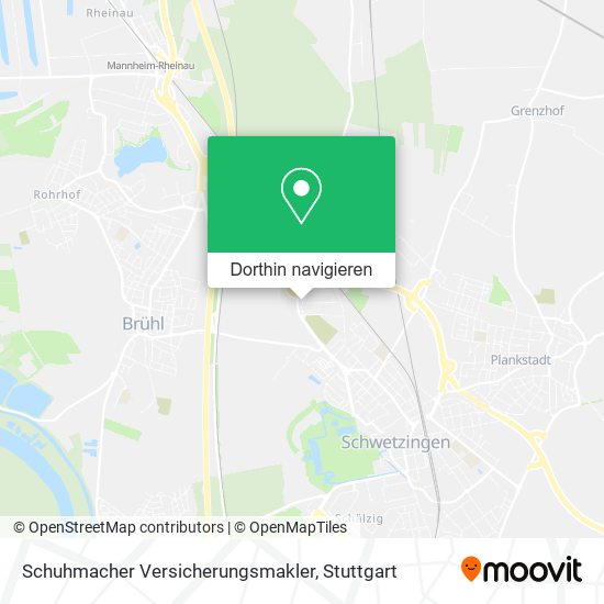 Schuhmacher Versicherungsmakler Karte