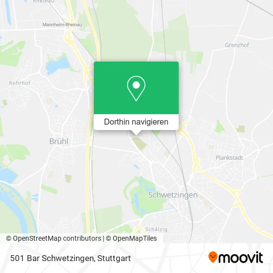 501 Bar Schwetzingen Karte