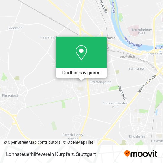 Lohnsteuerhilfeverein Kurpfalz Karte