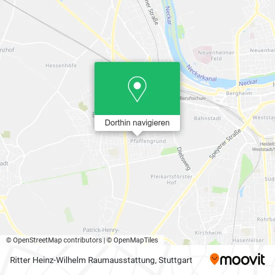 Ritter Heinz-Wilhelm Raumausstattung Karte