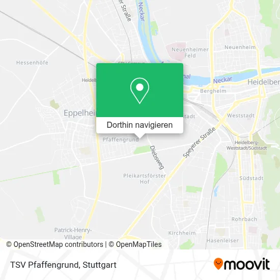 TSV Pfaffengrund Karte