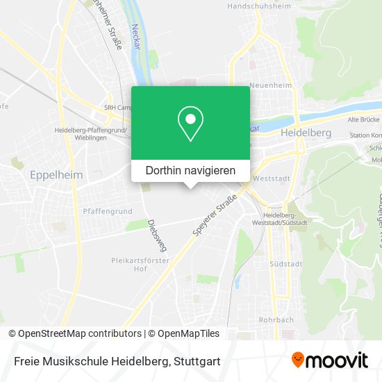Freie Musikschule Heidelberg Karte