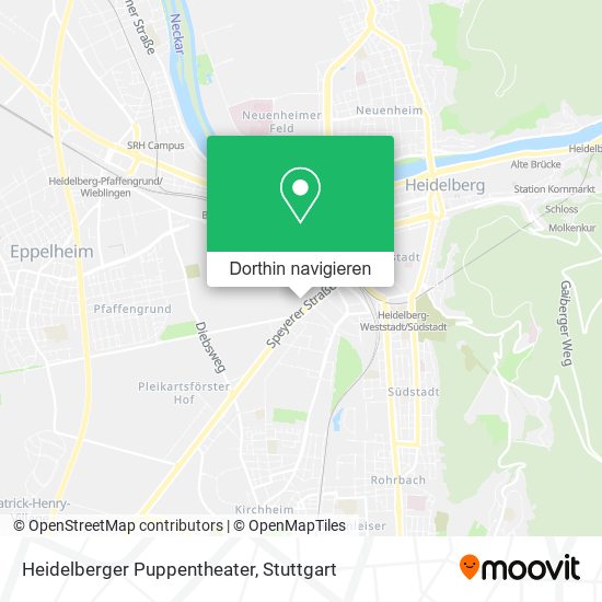 Heidelberger Puppentheater Karte