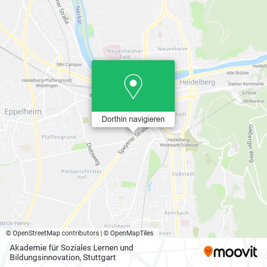 Akademie für Soziales Lernen und Bildungsinnovation Karte