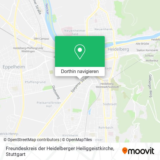 Freundeskreis der Heidelberger Heiliggeistkirche Karte