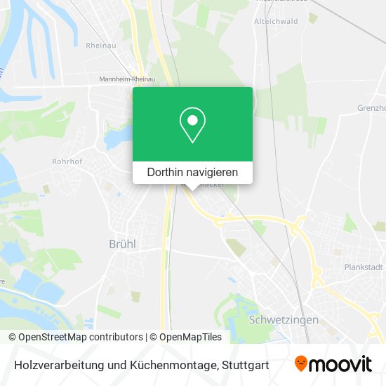 Holzverarbeitung und Küchenmontage Karte
