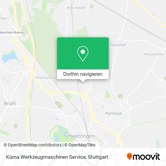 Küma Werkzeugmaschinen Service Karte