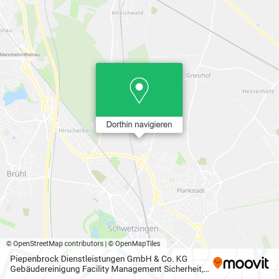 Piepenbrock Dienstleistungen GmbH & Co. KG Gebäudereinigung Facility Management Sicherheit Karte
