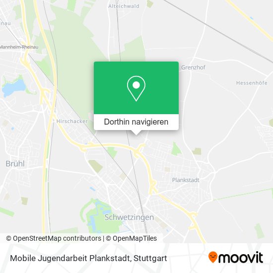 Mobile Jugendarbeit Plankstadt Karte