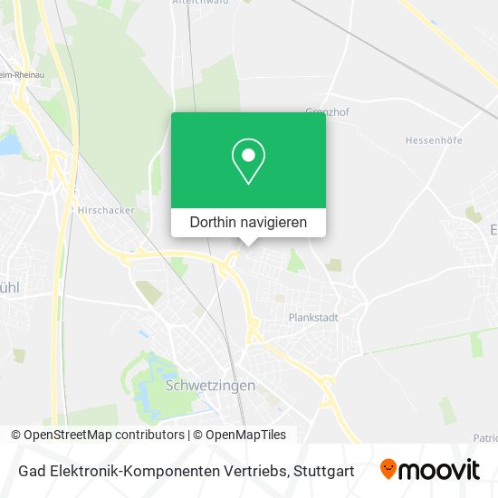 Gad Elektronik-Komponenten Vertriebs Karte