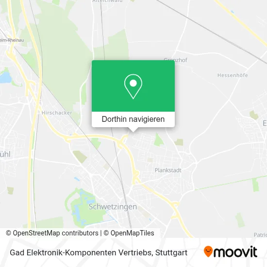 Gad Elektronik-Komponenten Vertriebs Karte